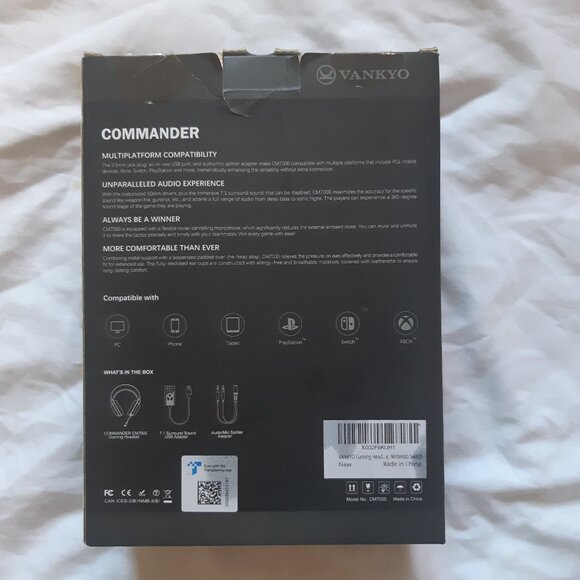 NWOT Commender gaming headset - Picture 4 of 6